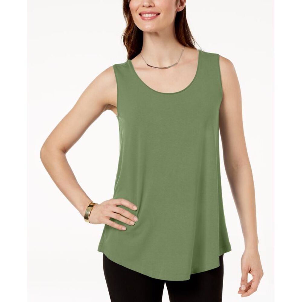 JM Collection Scoop Neck Tank Top